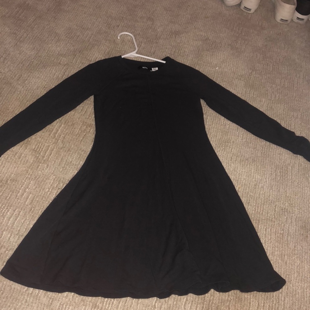 Black mini dress